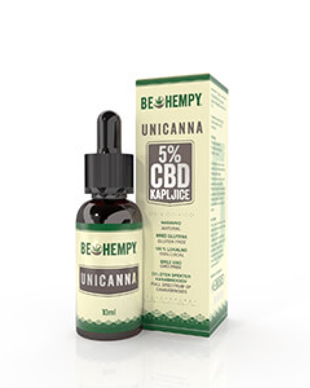 5 % konopljine kapljice s CBDjem: UniCanna 10 ml